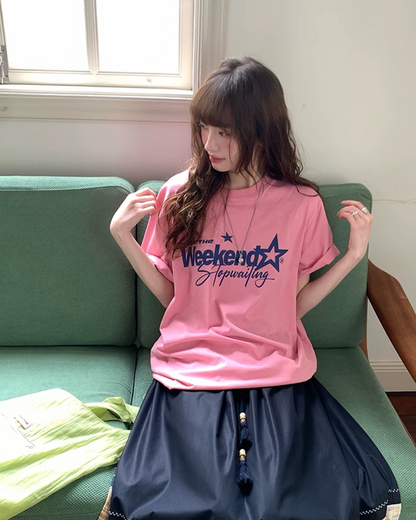 Color Loose T-Shirt BU0230