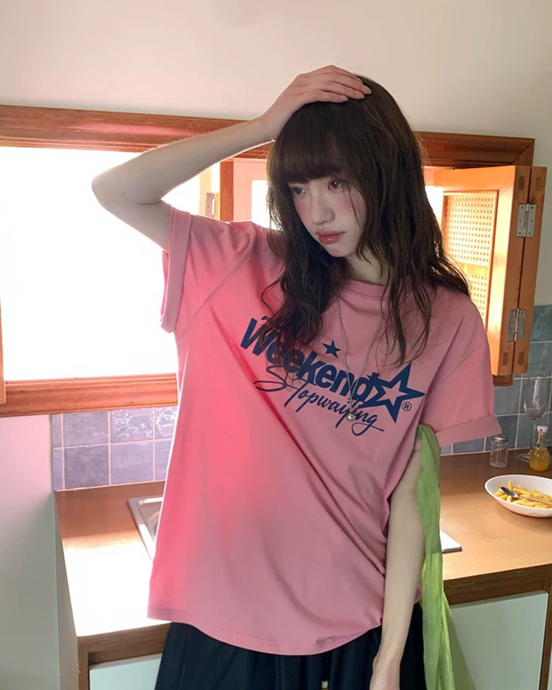 Color Loose T-Shirt BU0230