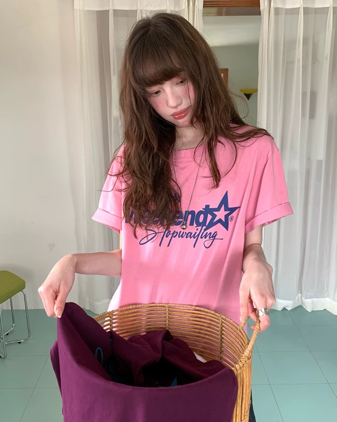 Color Loose T-Shirt BU0230