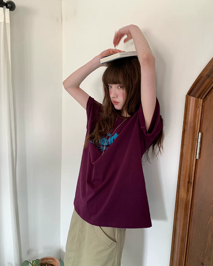 Color Loose T-Shirt BU0230