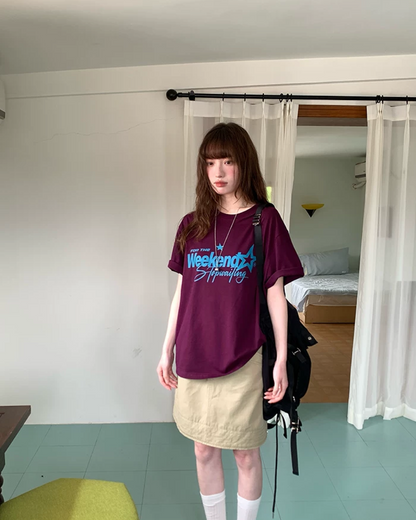 Color Loose T-Shirt BU0230