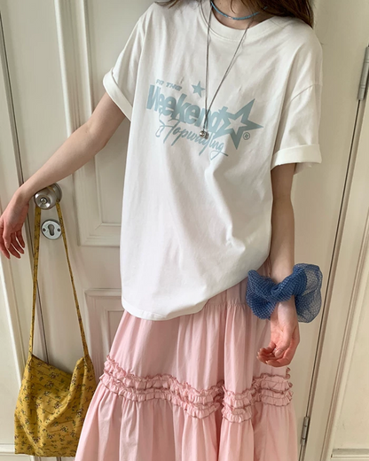 Color Loose T-Shirt BU0230