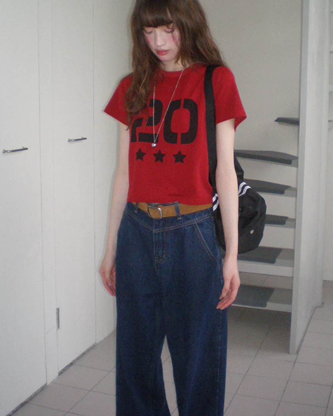 Wide Straight Denim Pants BU0232