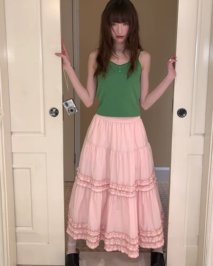 Lace Long Skirt BU0234