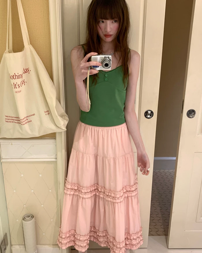 Lace Long Skirt BU0234