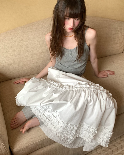 Lace Long Skirt BU0234