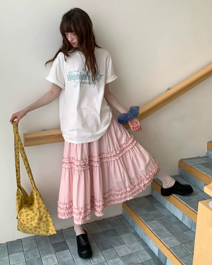 Lace Long Skirt BU0234
