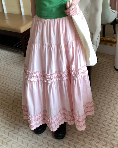 Lace Long Skirt BU0234