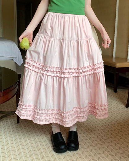 Lace Long Skirt BU0234