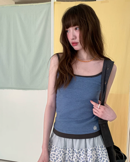 Horizontal Stripes Camisole BU0240