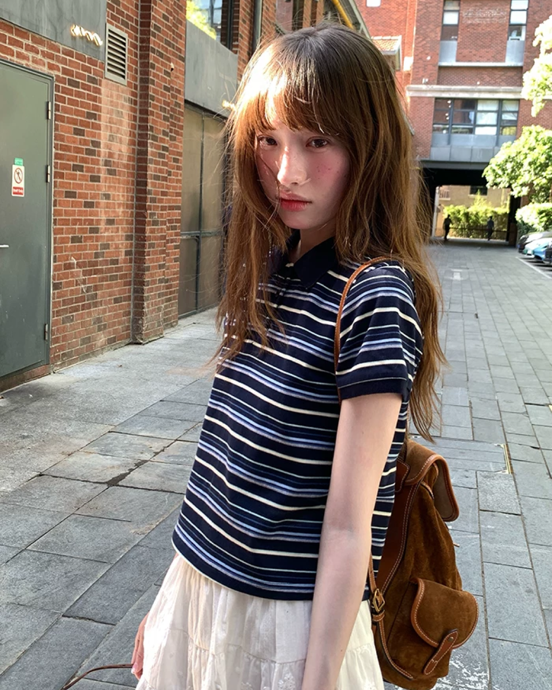 Horizontal Stripes Polo Shirt BU0241