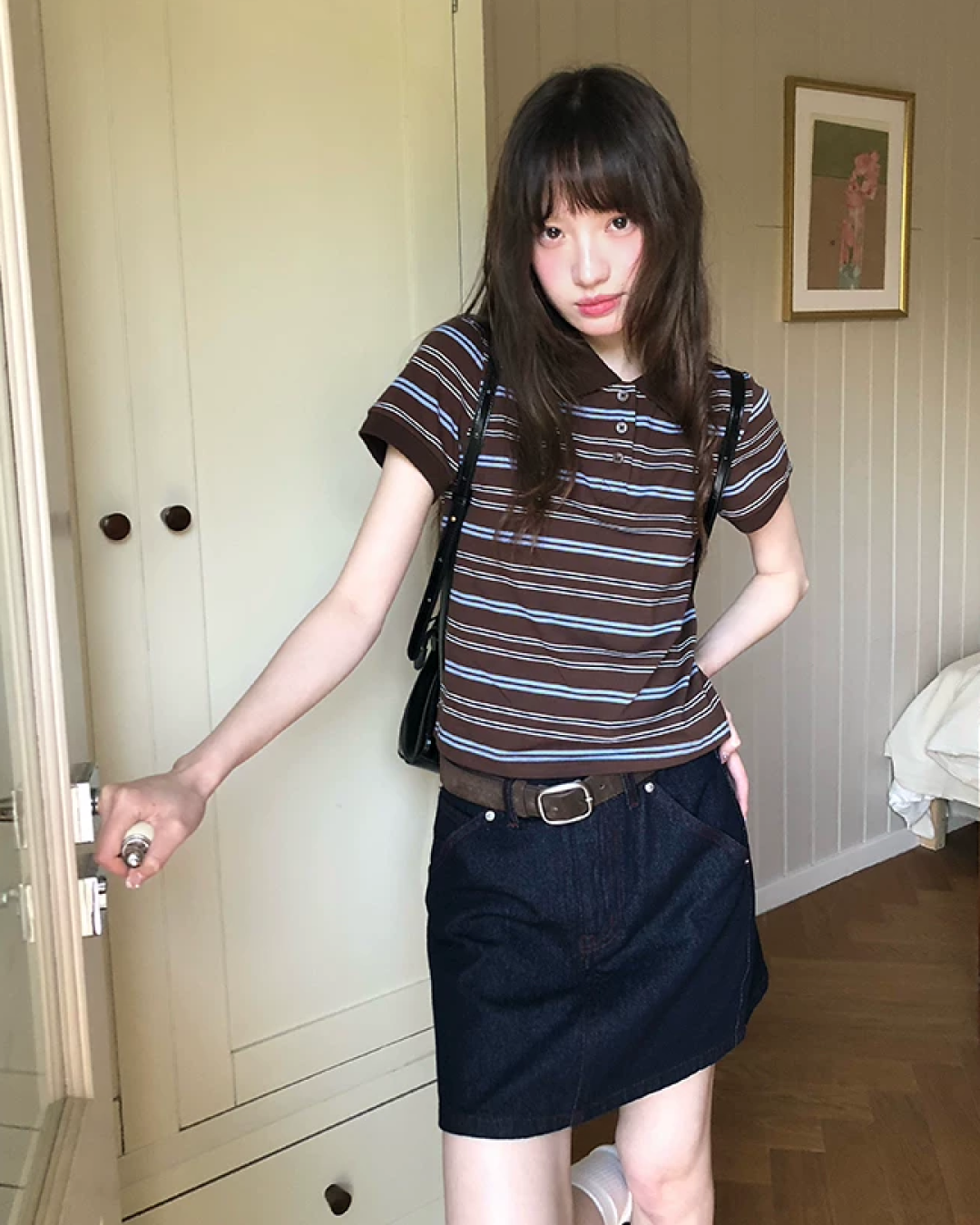 Horizontal Stripes Polo Shirt BU0241
