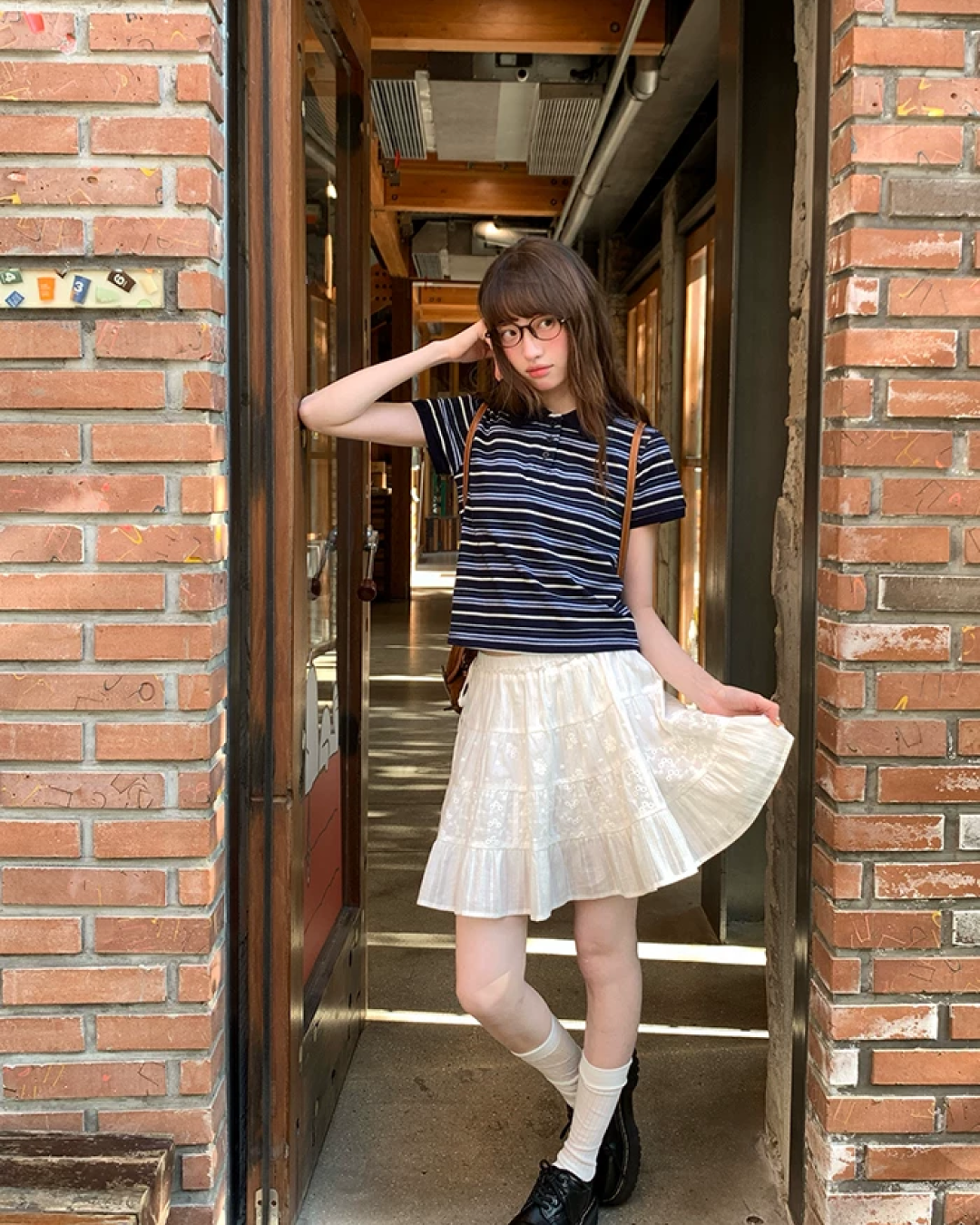 Horizontal Stripes Polo Shirt BU0241