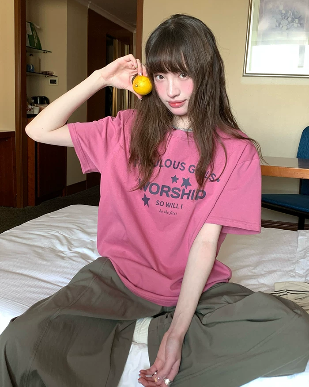 Star Lettering Color T-Shirt BU0245