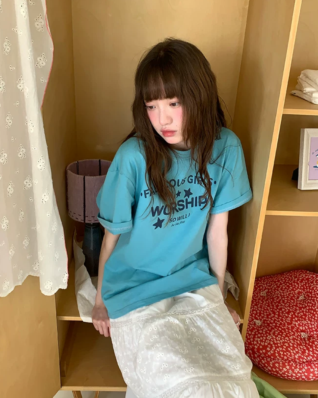 Star Lettering Color T-Shirt BU0245