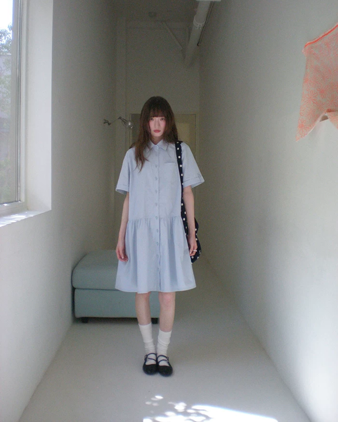 Half Sleeve Shirt Dress BU0246