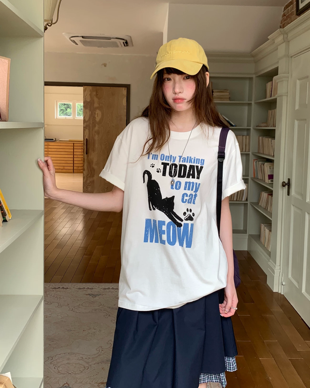 キャットデザインTシャツ BU0253