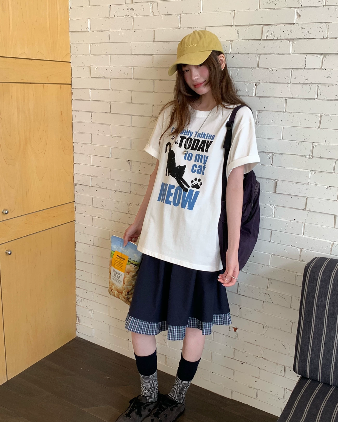 キャットデザインTシャツ BU0253