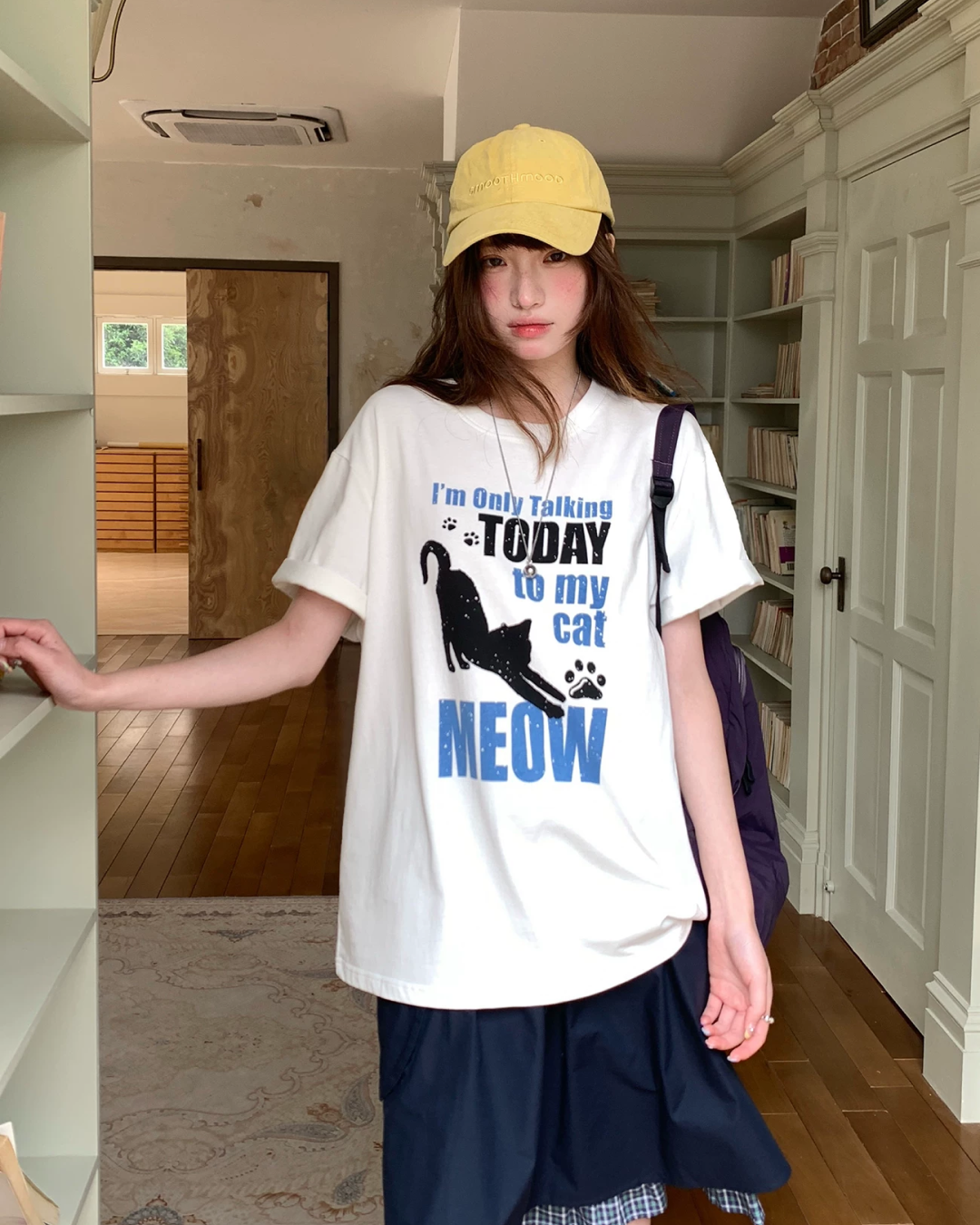 キャットデザインTシャツ BU0253