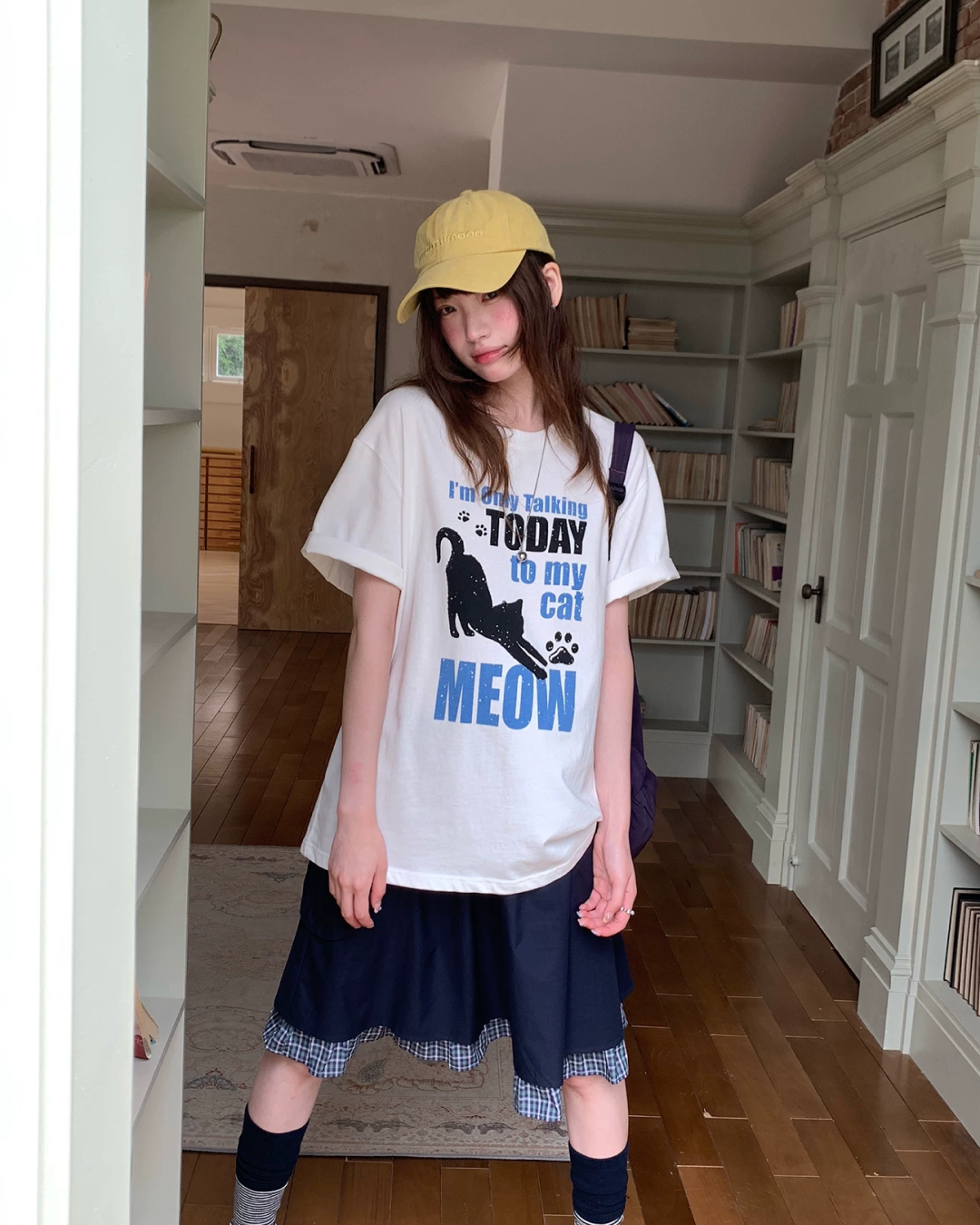 キャットデザインTシャツ BU0253