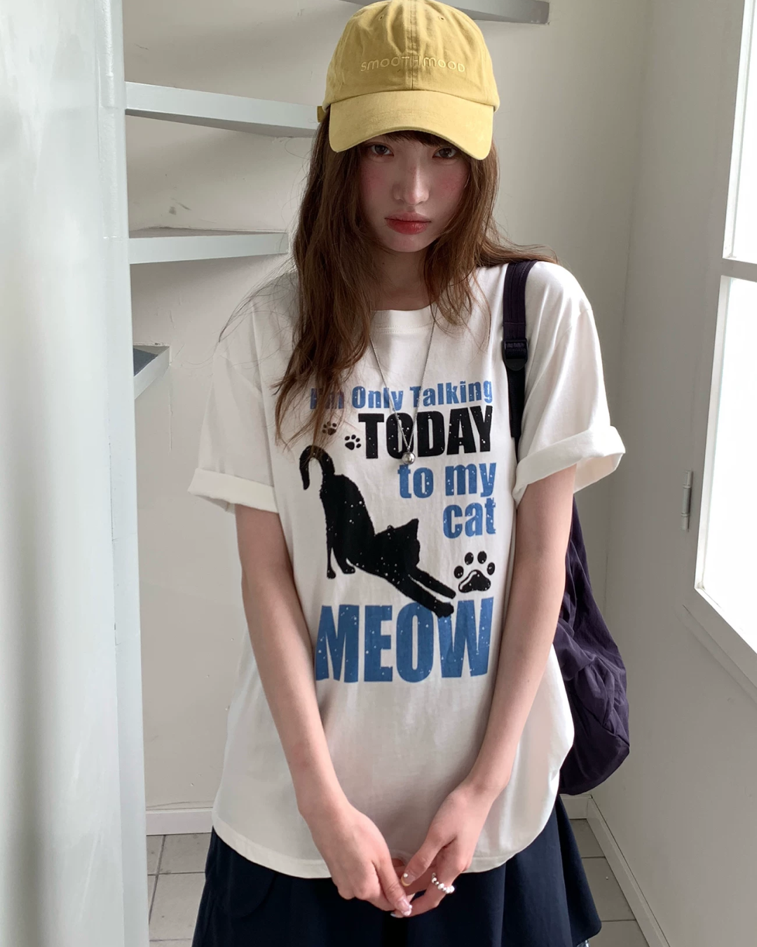 キャットデザインTシャツ BU0253