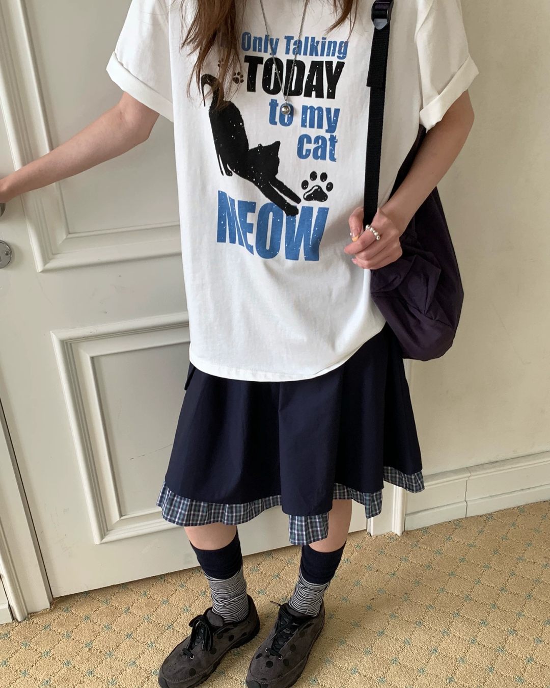 キャットデザインTシャツ BU0253