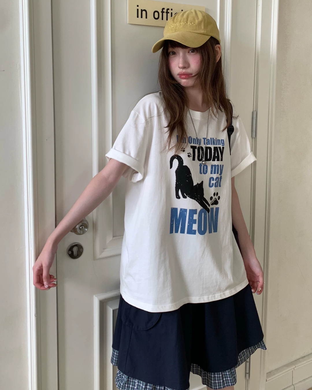 キャットデザインTシャツ BU0253