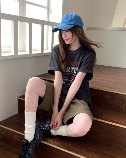 フェードレタリングデザインTシャツ BU0257