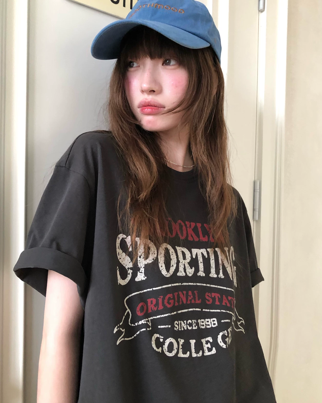 フェードレタリングデザインTシャツ BU0257
