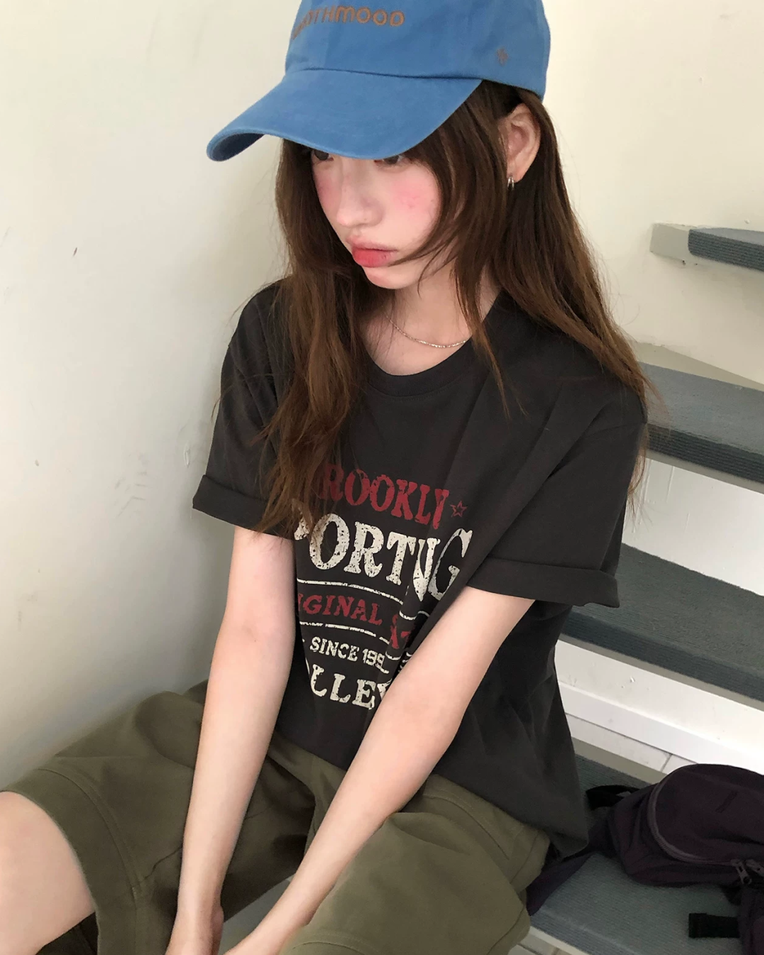 フェードレタリングデザインTシャツ BU0257