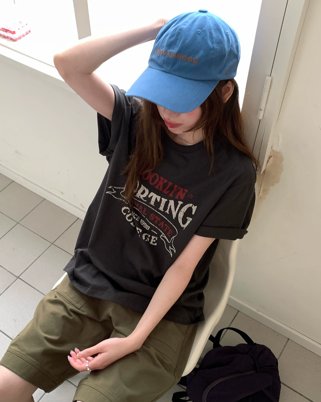 フェードレタリングデザインTシャツ BU0257