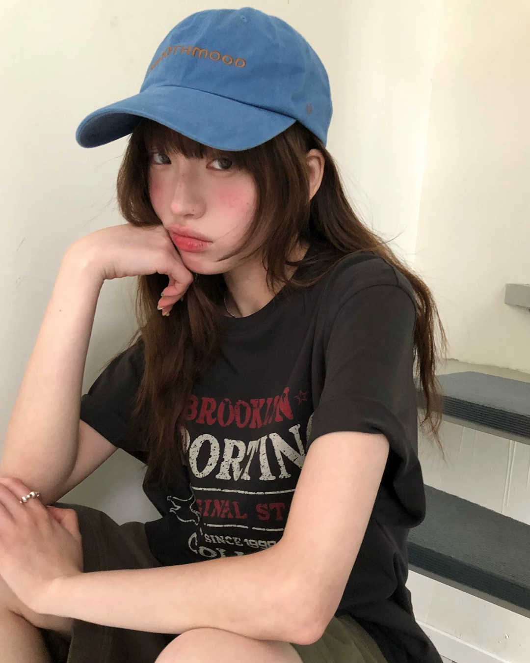 フェードレタリングデザインTシャツ BU0257