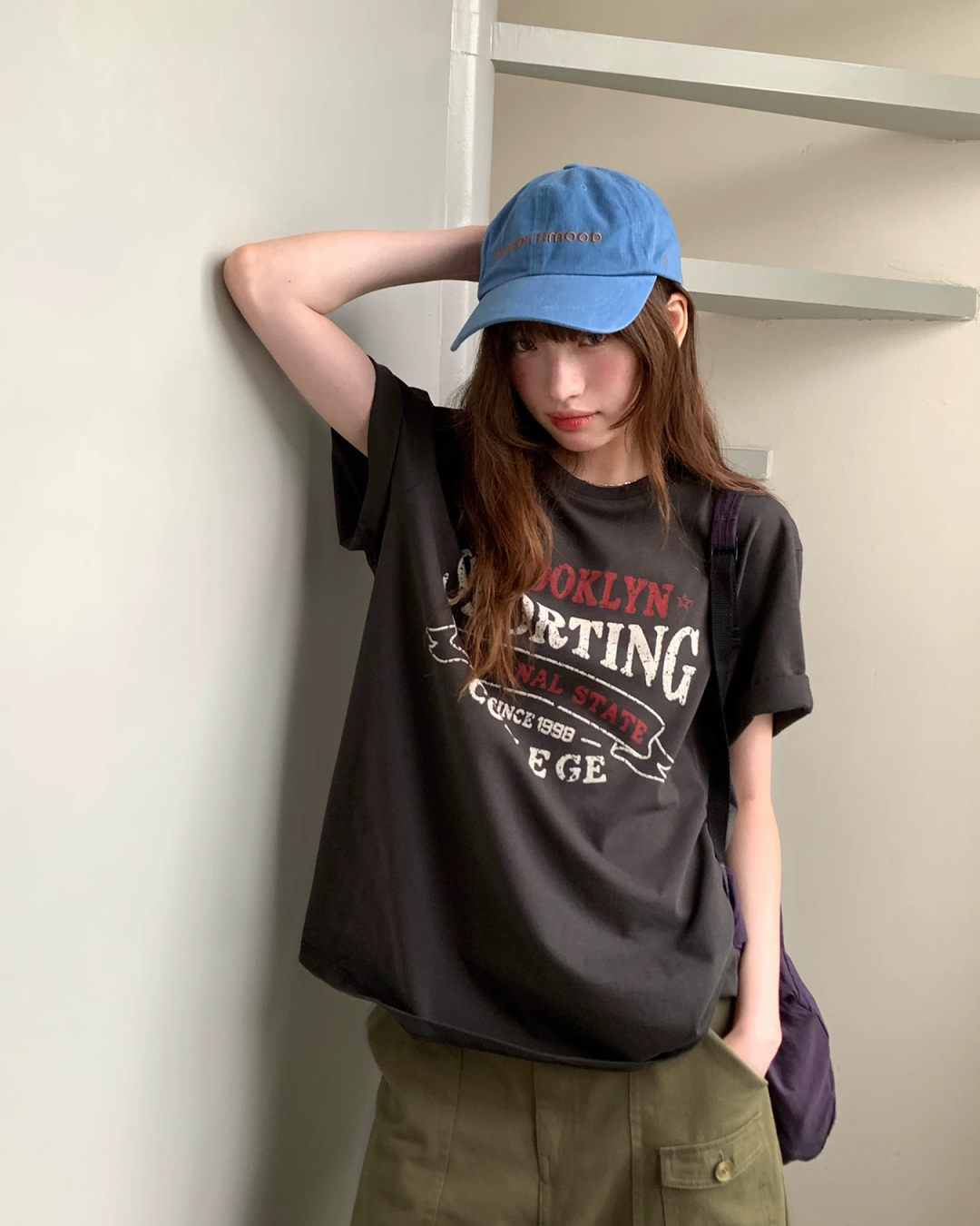 フェードレタリングデザインTシャツ BU0257