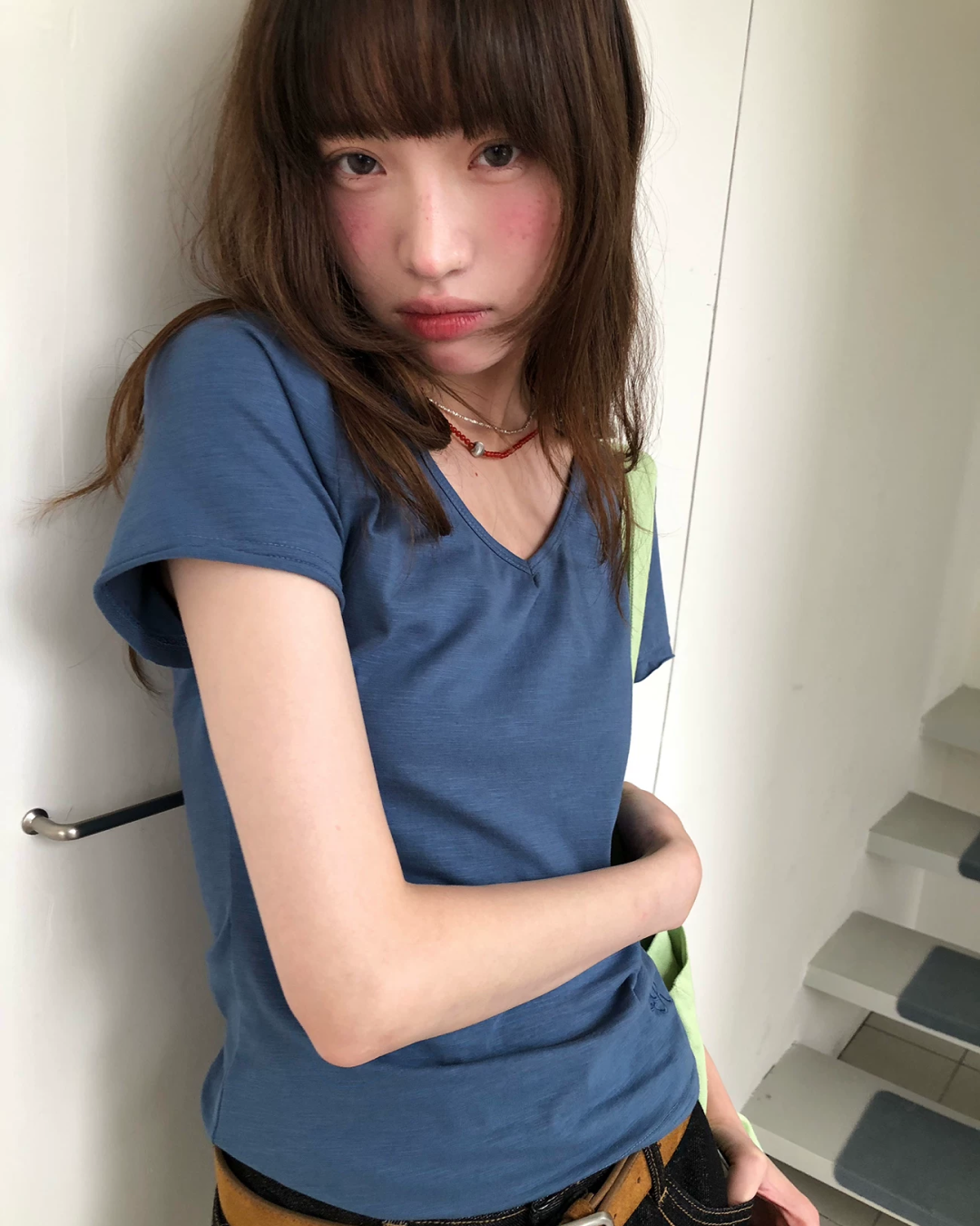 ショートカラーTシャツ BU0260