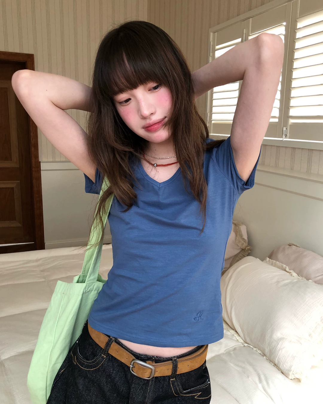 ショートカラーTシャツ BU0260