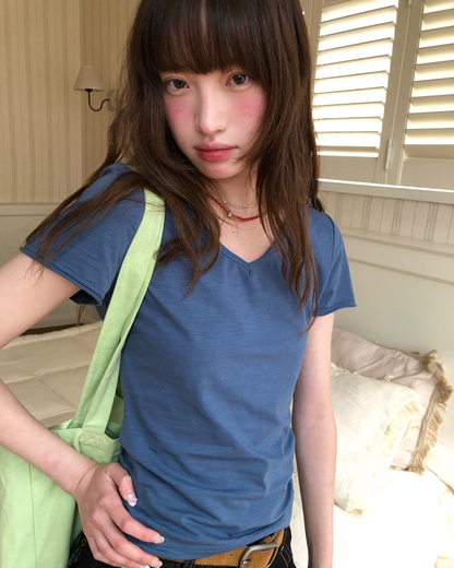 ショートカラーTシャツ BU0260