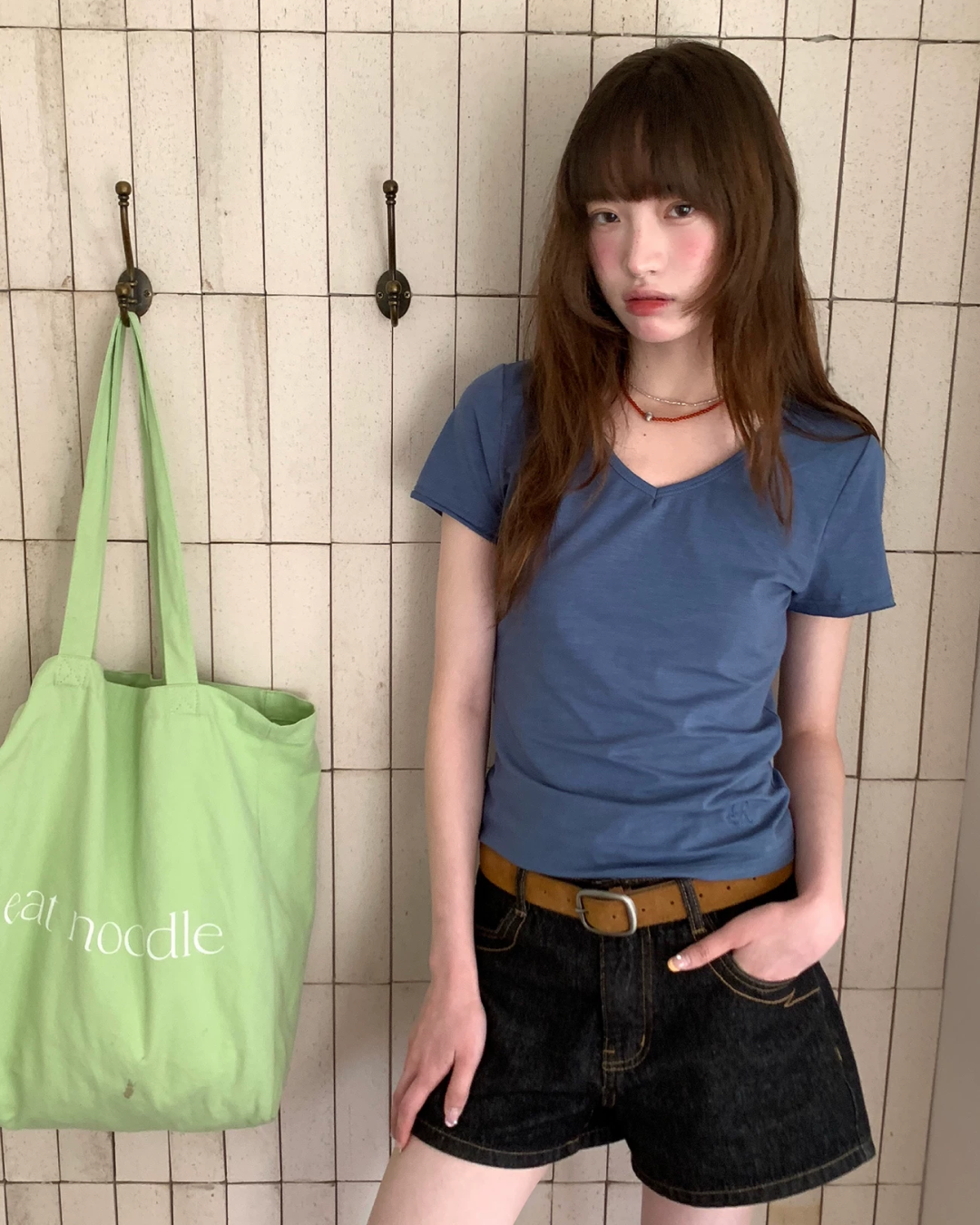 ショートカラーTシャツ BU0260