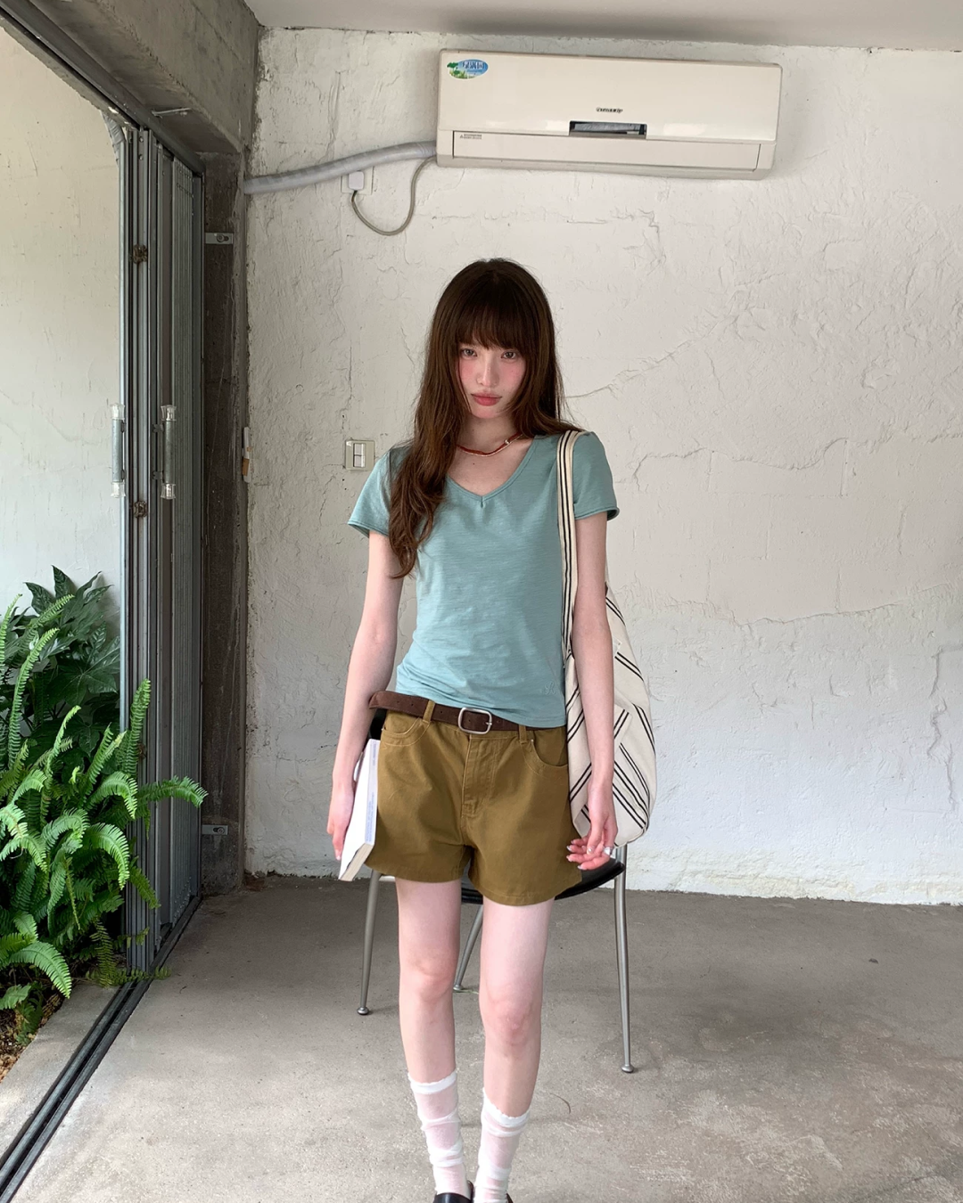 ショートカラーTシャツ BU0260