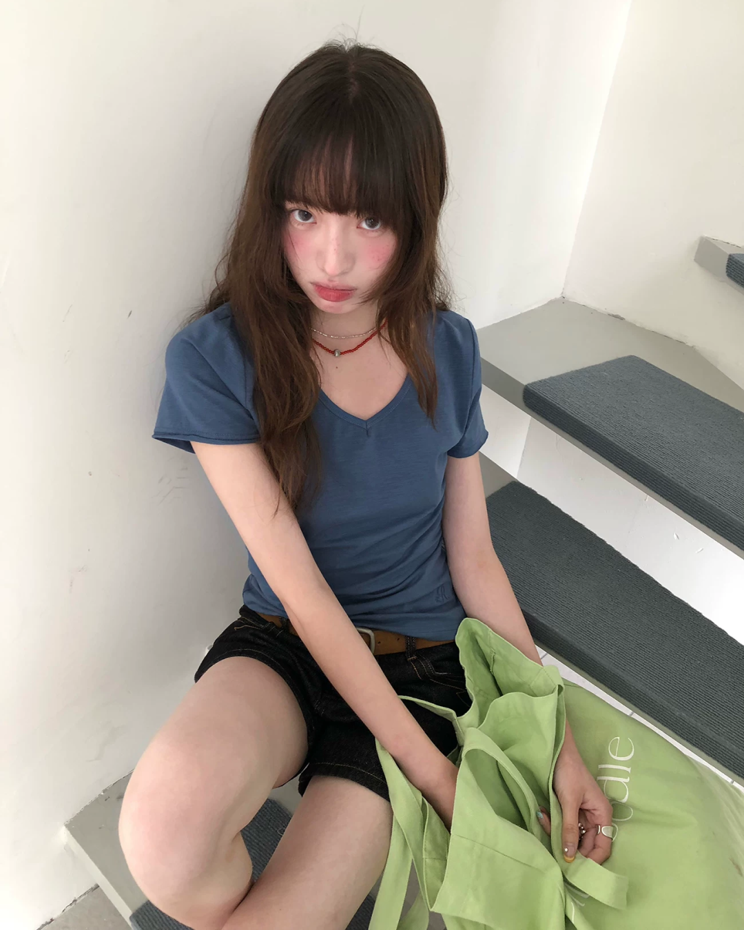 ショートカラーTシャツ BU0260