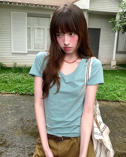 ショートカラーTシャツ BU0260
