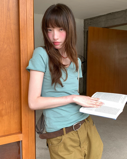 ショートカラーTシャツ BU0260