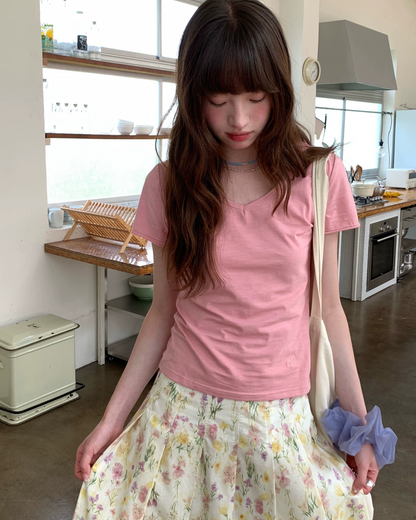 ショートカラーTシャツ BU0260