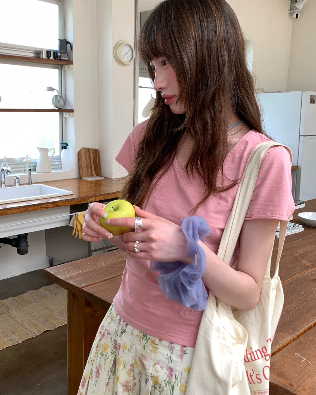 ショートカラーTシャツ BU0260