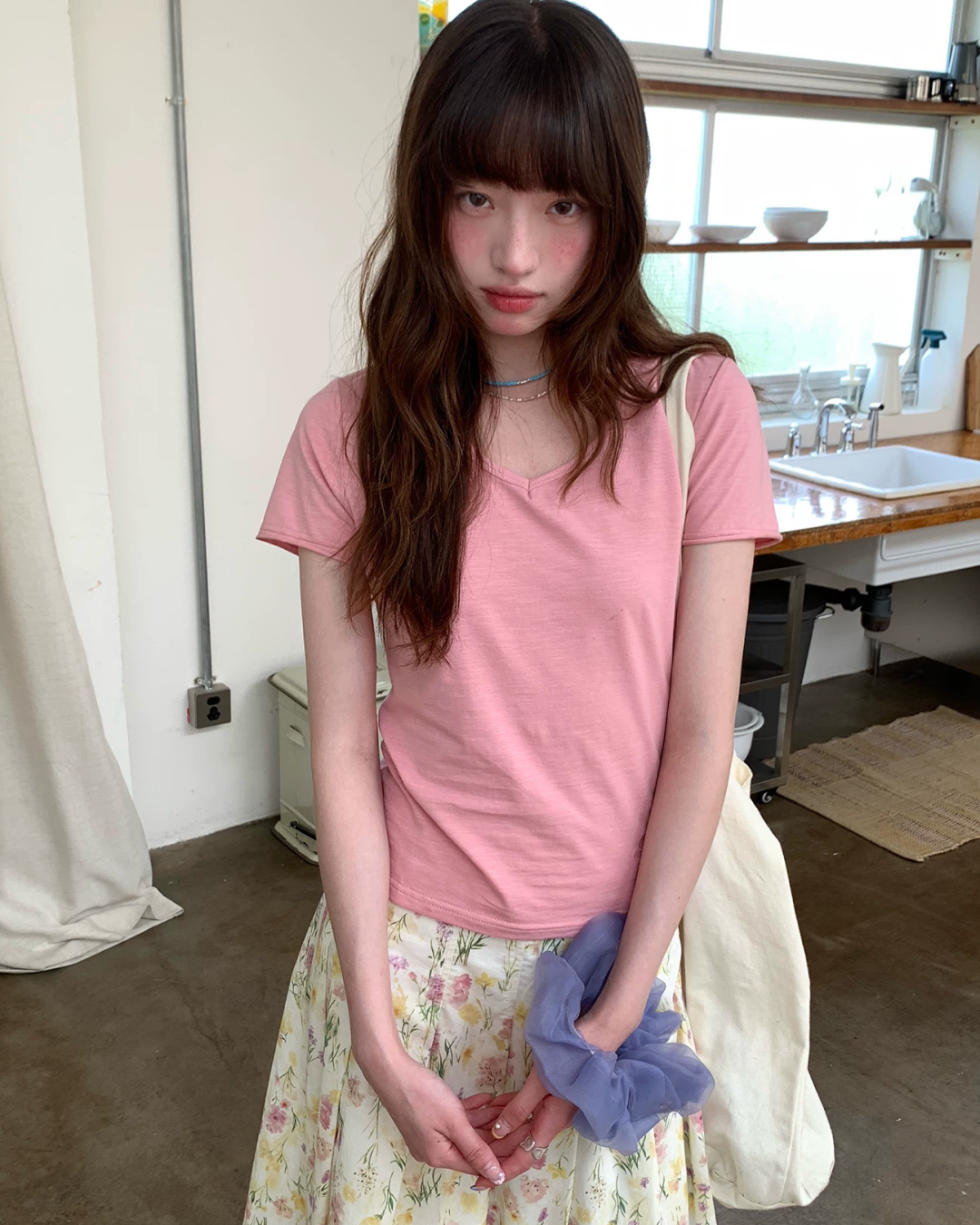 ショートカラーTシャツ BU0260