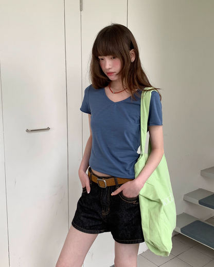 ショートカラーTシャツ BU0260