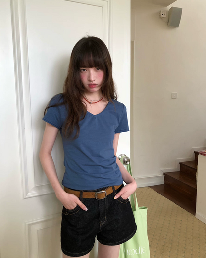 ショートカラーTシャツ BU0260