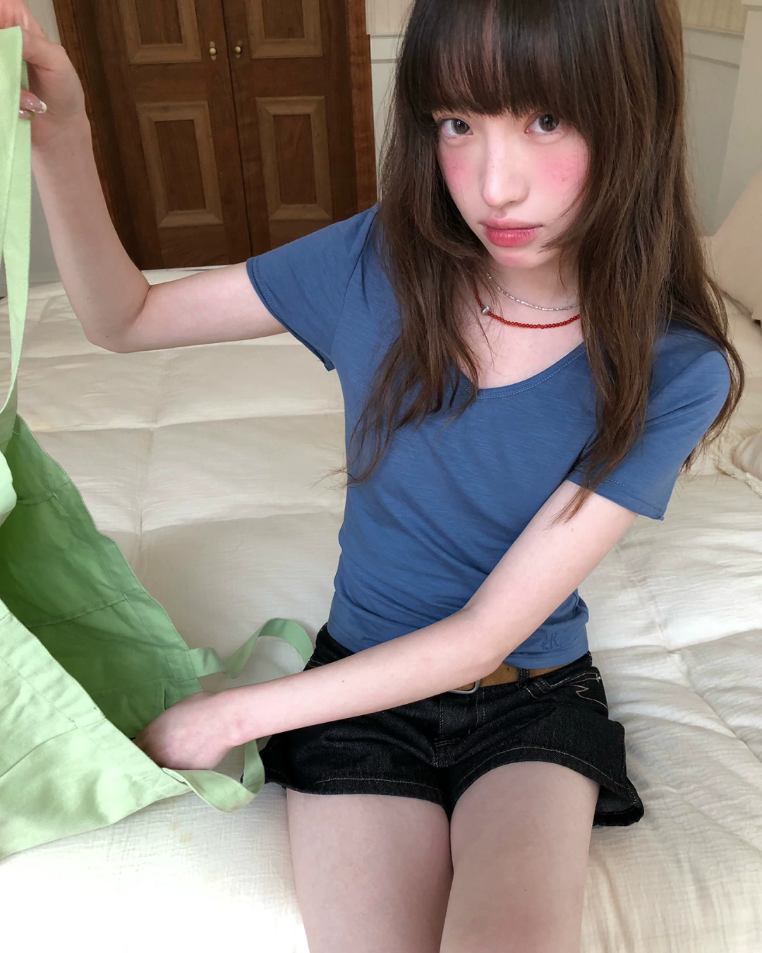 ショートカラーTシャツ BU0260