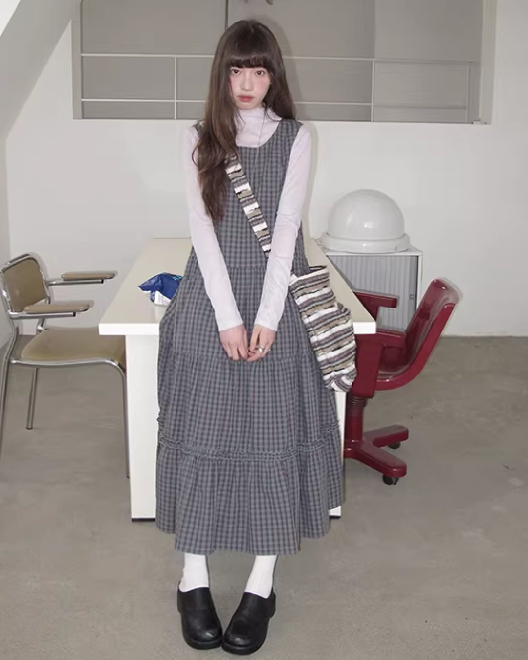 Long Flared Dress BU0164