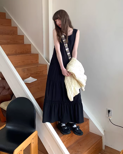 Long Flared Dress BU0164