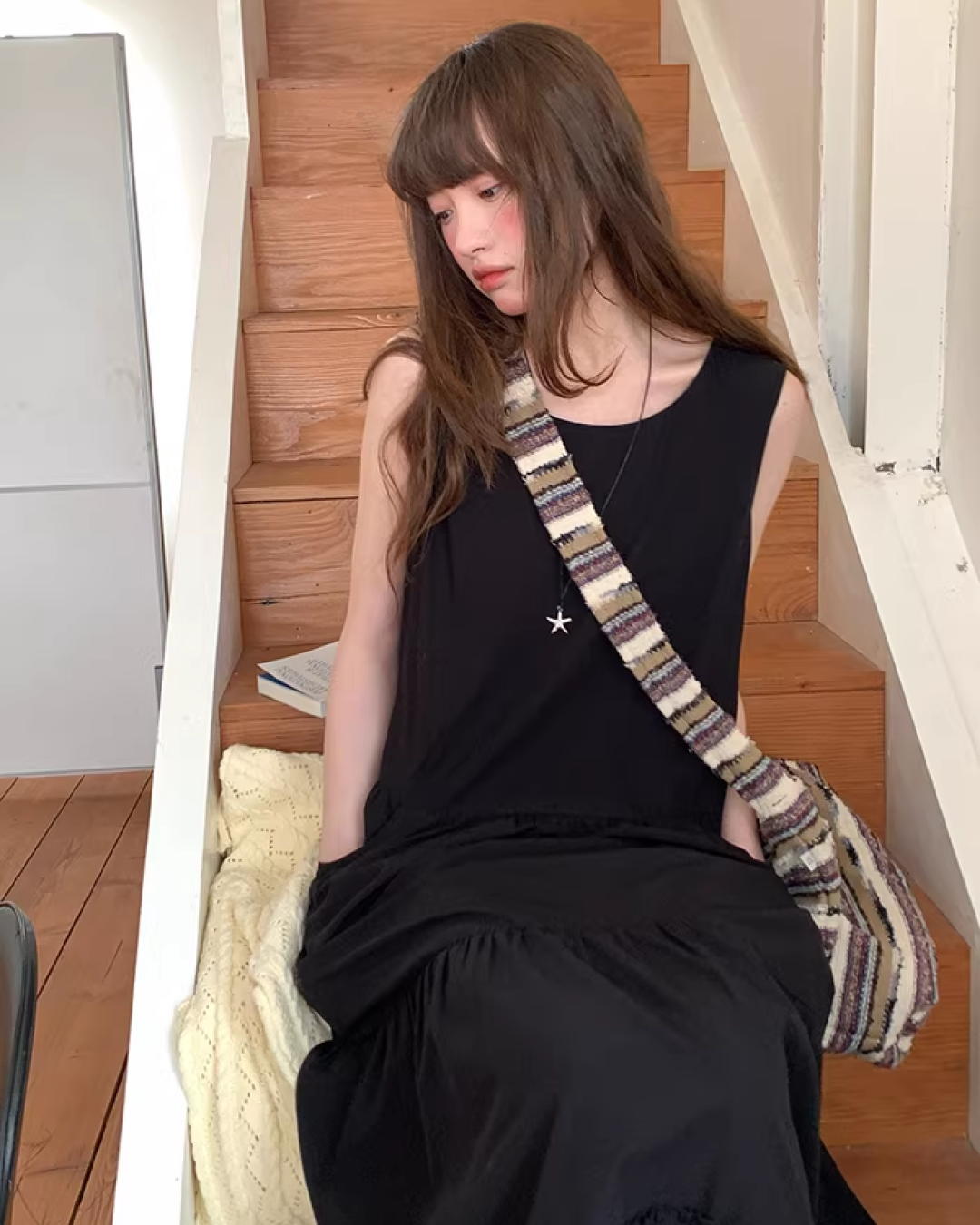 Long Flared Dress BU0164